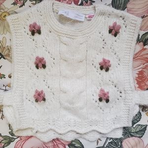 Zara floral vest